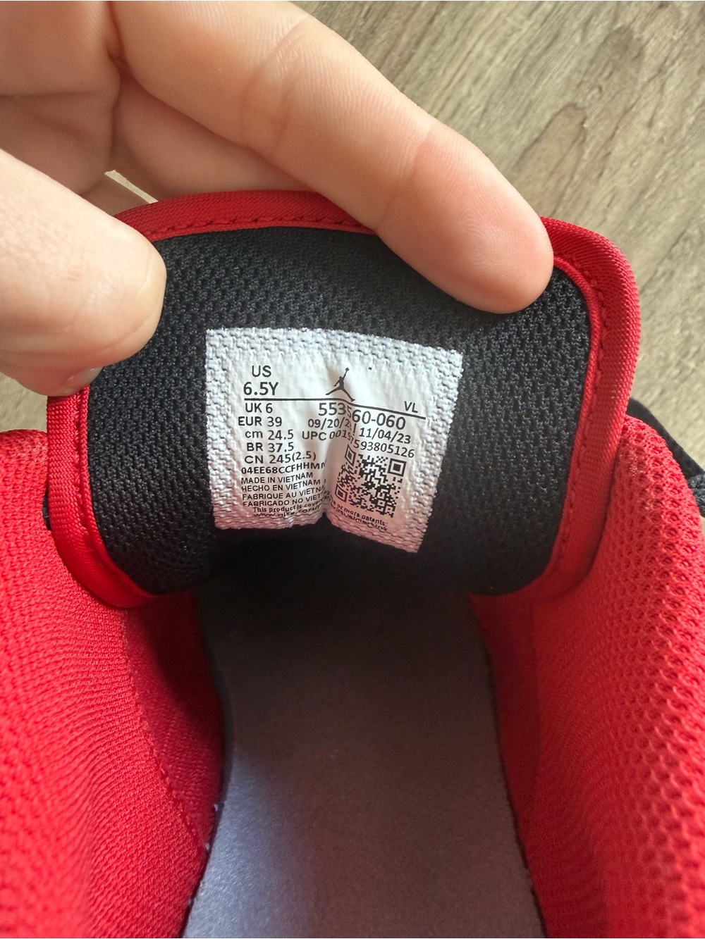 Nike Air Jordan 1 Low Cement Fire Red - Picture 4 of 8